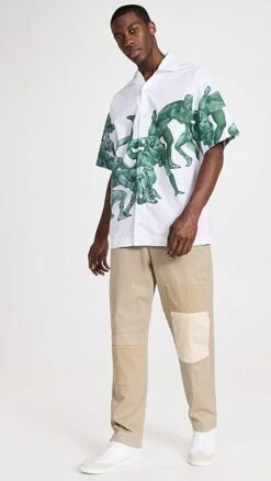 JW Anderson Pol Print Short Sleeve Shirt -Shopbop jwand301091c925 1680117857876 2 0. UX357 QL90