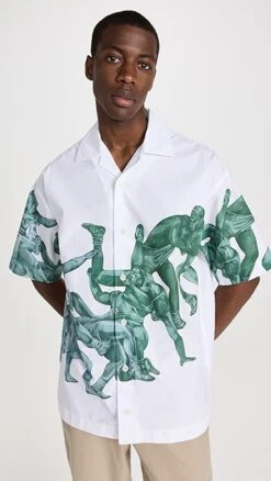 JW Anderson Pol Print Short Sleeve Shirt -Shopbop jwand301091c925 1680117857892 2 0. UX357 QL90