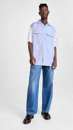JW Anderson Relaxed Fit Short Sleeve Shirt -Shopbop jwand3011112762 1674686037940 2 0. UX357 QL90