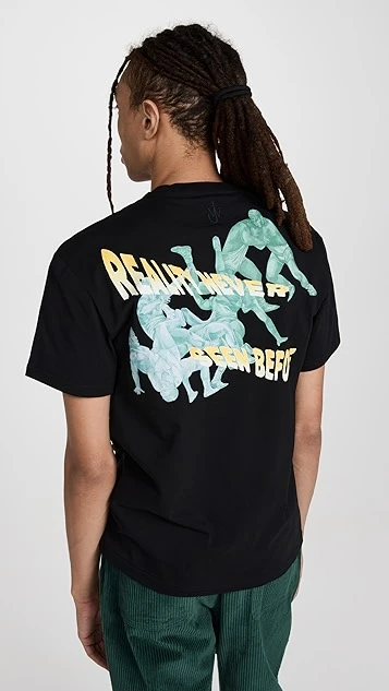 JW Anderson Pol Placed Print T-Shirt 4 JW Anderson Pol Placed Print T-Shirt - Image 2