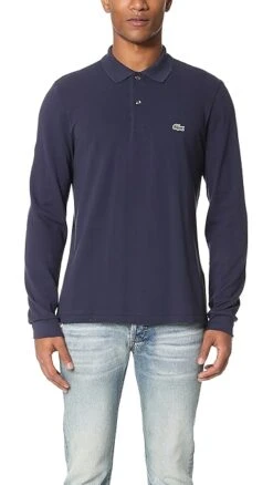 Lacoste Long Sleeve Classic Pique Polo Shirt