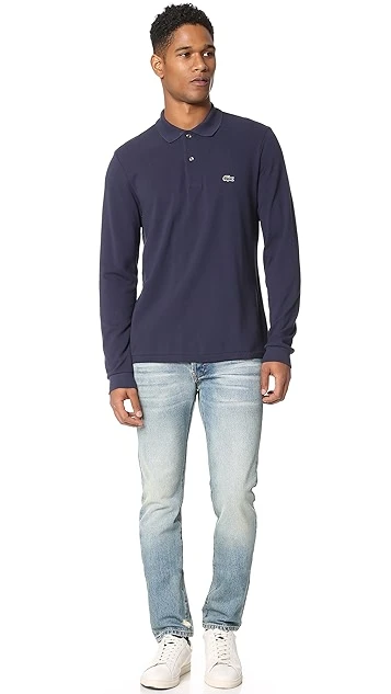 Lacoste Long Sleeve Classic Pique Polo Shirt 6 Lacoste Long Sleeve Classic Pique Polo Shirt - Image 4
