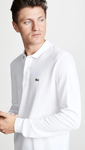 Lacoste Long Sleeve Classic Pique Polo 3 Lacoste Long Sleeve Classic Pique Polo