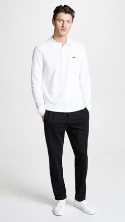 Lacoste Long Sleeve Classic Pique Polo 11 Lacoste Long Sleeve Classic Pique Polo -Shopbop lcost3018412397 q4 2 1. UX357 QL90