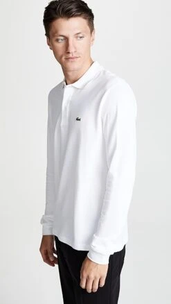 Lacoste Long Sleeve Classic Pique Polo 12 Lacoste Long Sleeve Classic Pique Polo -Shopbop lcost3018412397 q5 2 1. UX357 QL90