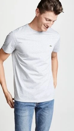 Lacoste Crew Neck Pima Cotton Jersey T-Shirt