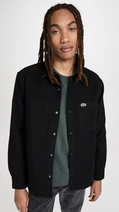 Lacoste Reversible Cotton Flannel Overshirt 14 Lacoste Reversible Cotton Flannel Overshirt -Shopbop lcost3047929456 1667581234425 2 0. UX357 QL90