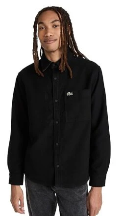 Lacoste Reversible Cotton Flannel Overshirt 15 Lacoste Reversible Cotton Flannel Overshirt -Shopbop lcost3047929456 1667581235474 2 0. UX357 QL90