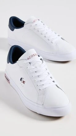Lacoste Powercourt Leather Tricolor Sneakers -Shopbop lcost305031f4e8 1678210180388 2 0. UX357 QL90