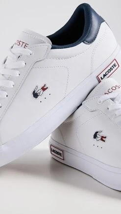 Lacoste Powercourt Leather Tricolor Sneakers -Shopbop lcost305031f4e8 1678210180495 2 0. UX357 QL90