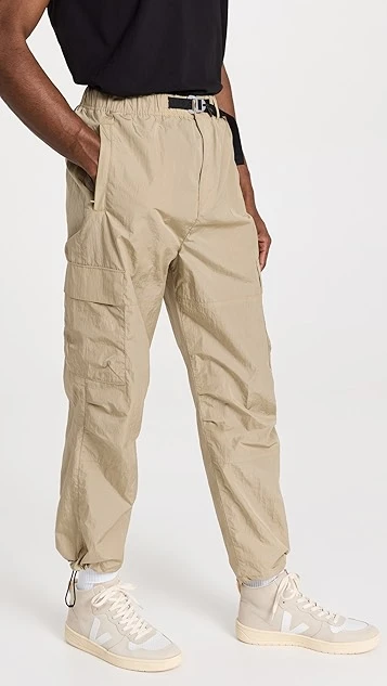 Lacoste Taffeta Relaxed Fit Cargo Belted Trousers 5 Lacoste Taffeta Relaxed Fit Cargo Belted Trousers - Image 3