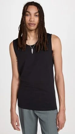 Lemaire Ribbed Tank Top -Shopbop lemai3030026050 1677259554221 2 0. UX357 QL90
