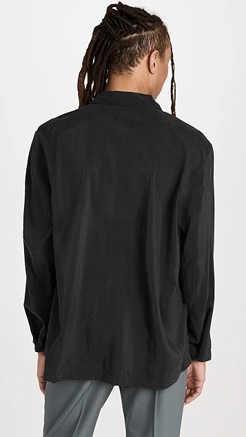 Lemaire Silk Stand Collar Shirt 4 Lemaire Silk Stand Collar Shirt - Image 2