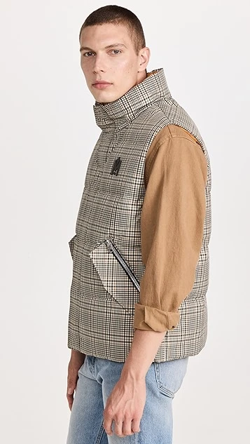 Mackage Joseph Plaid Down Vest With Funnel Collar 5 Mackage Joseph Plaid Down Vest With Funnel Collar - Image 3