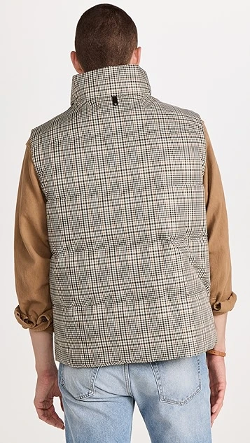 Mackage Joseph Plaid Down Vest With Funnel Collar 4 Mackage Joseph Plaid Down Vest With Funnel Collar - Image 2
