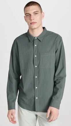 Madewell Long Sleeve Perfect Shirt -Shopbop madew4619512b69 1678402771127 2 0. UX357 QL90