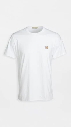 Maison Kitsune Tee Shirt With Fox Head Patch