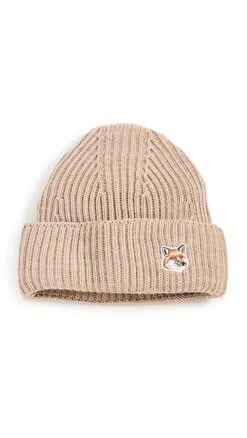 Maison Kitsune Fox Head Patch Ribbed Beanie 9 Maison Kitsune Fox Head Patch Ribbed Beanie -Shopbop maisk3114758730 1634764962293 2 0. UX357 QL90