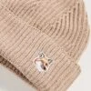 Maison Kitsune Fox Head Patch Ribbed Beanie -Shopbop maisk3114758730 1634764962684 2 0. UX357 QL90