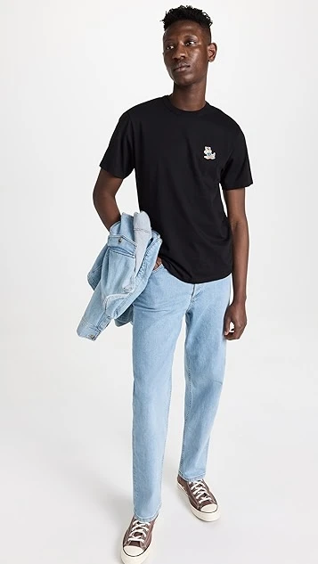 Maison Kitsune Dressed Fox Patch Classic Tee 6 Maison Kitsune Dressed Fox Patch Classic Tee - Image 4