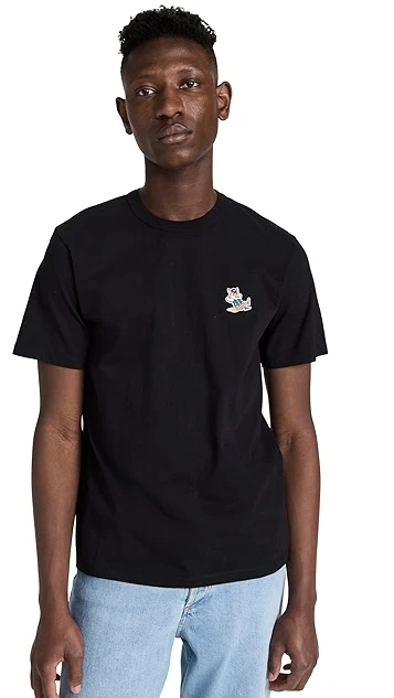 Maison Kitsune Dressed Fox Patch Classic Tee 8 Maison Kitsune Dressed Fox Patch Classic Tee - Image 6