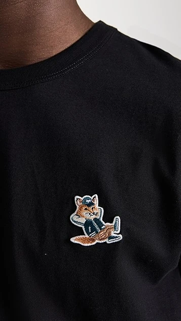 Maison Kitsune Dressed Fox Patch Classic Tee 7 Maison Kitsune Dressed Fox Patch Classic Tee - Image 5