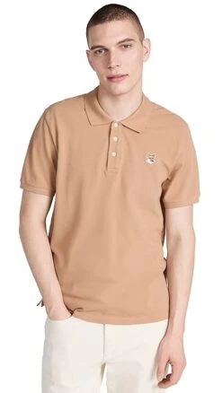 Maison Kitsune Fox Head Patch Classic Polo -Shopbop maisk3122912688 1678399654109 2 0. UX357 QL90