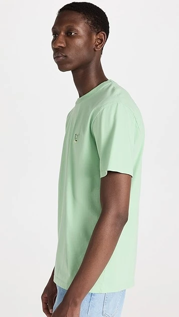 Maison Kitsune Tonal Fox Head Patch Regular Tee 5 Maison Kitsune Tonal Fox Head Patch Regular Tee - Image 3