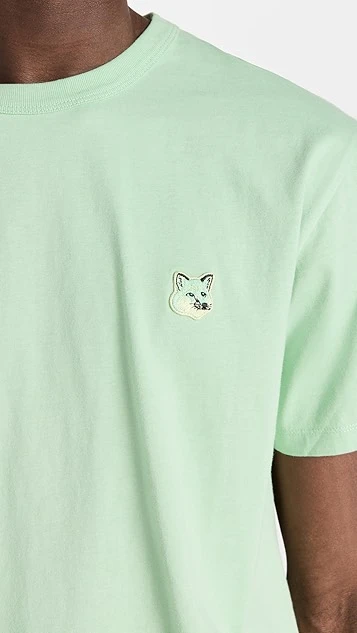 Maison Kitsune Tonal Fox Head Patch Regular Tee 7 Maison Kitsune Tonal Fox Head Patch Regular Tee - Image 5