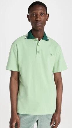 Maison Kitsune Tonal Fox Head Patch Polo -Shopbop maisk3124710167 1680818550878 2 0. UX357 QL90