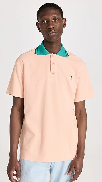 Maison Kitsune Tonal Fox Head Patch Polo 8 Maison Kitsune Tonal Fox Head Patch Polo - Image 6