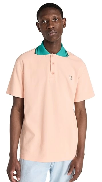 Maison Kitsune Tonal Fox Head Patch Polo 9 Maison Kitsune Tonal Fox Head Patch Polo - Image 7