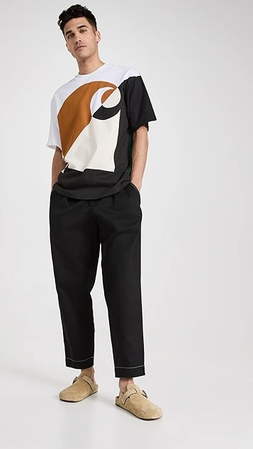 Marni Contrast Stitch Trousers 6 Marni Contrast Stitch Trousers - Image 4