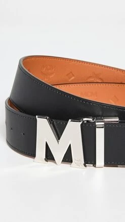 MCM Claus Reversible Embossed Monogram Leather Belt -Shopbop mcmmm314001de83 1680822614717 2 0. UX357 QL90