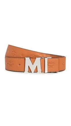 MCM Claus Reversible Embossed Monogram Leather Belt -Shopbop mcmmm314001de83 1680822614823 2 0. UX357 QL90