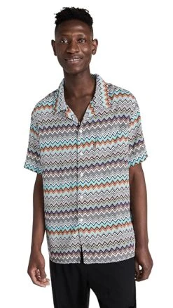 Missoni Camicia Bowling Shirt -Shopbop missc301361f319 1674834596508 2 0. UX357 QL90