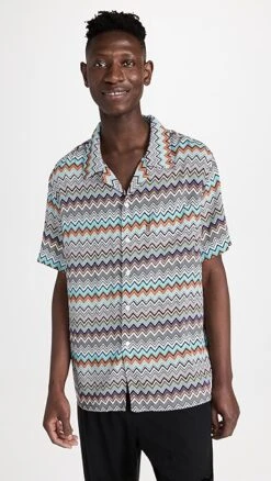Missoni Camicia Bowling Shirt -Shopbop missc301361f319 1674834597597 2 0. UX357 QL90