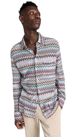 Missoni Camicia Long Sleeve Shirt -Shopbop missc301381f31b 1674833479427 2 0. UX357 QL90