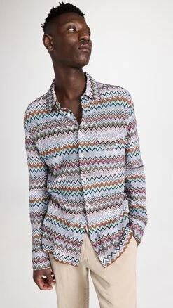 Missoni Camicia Long Sleeve Shirt -Shopbop missc301381f31b 1674833479635 2 0. UX357 QL90
