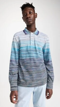 Missoni Manica Lunga Long Sleeve Polo