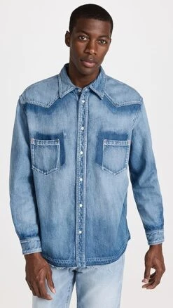 MOUSSY VINTAGE Mvm Cut-Off Denim Shirt 15 MOUSSY VINTAGE Mvm Cut-Off Denim Shirt -Shopbop mouss302501af57 1680293905884 2 0. UX357 QL90