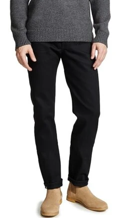Naked & Famous Weird Guy Solid Black Selvedge 13 Naked & Famous Weird Guy Solid Black Selvedge -Shopbop nakef3023613ed2 q6 2 0. UX357 QL90