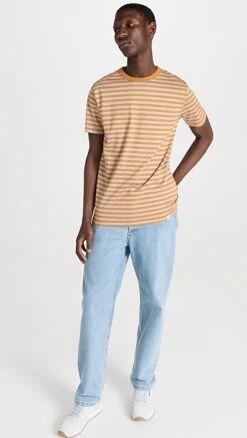 Norse Projects Niels Classic Stripe Short Sleeve Shirt -Shopbop norse3051126544 1680794343750 2 0. UX357 QL90