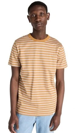 Norse Projects Niels Classic Stripe Short Sleeve Shirt -Shopbop norse3051126544 1680794343825 2 0. UX357 QL90