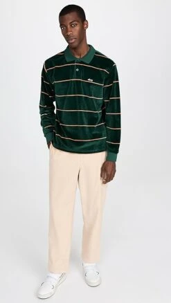 Obey Fete Velour Stripe Polo 12 Obey Fete Velour Stripe Polo -Shopbop obeyy309201e3e0 1665092099739 2 0. UX357 QL90