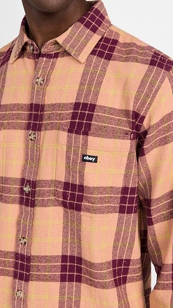 Obey Arnold Woven Shirt 7 Obey Arnold Woven Shirt - Image 5
