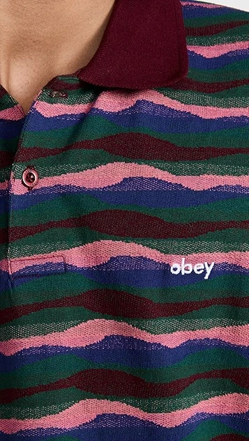 Obey Monaco Jacquard Polo 7 Obey Monaco Jacquard Polo - Image 5