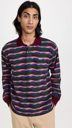 Obey Monaco Jacquard Polo