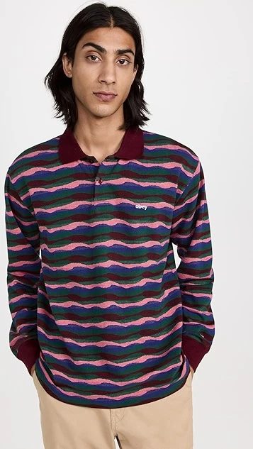 Obey Monaco Jacquard Polo 3 Obey Monaco Jacquard Polo