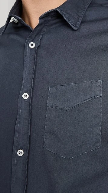 Officine Generale Lipp Pigment Dye Twill Shirt 7 Officine Generale Lipp Pigment Dye Twill Shirt - Image 5